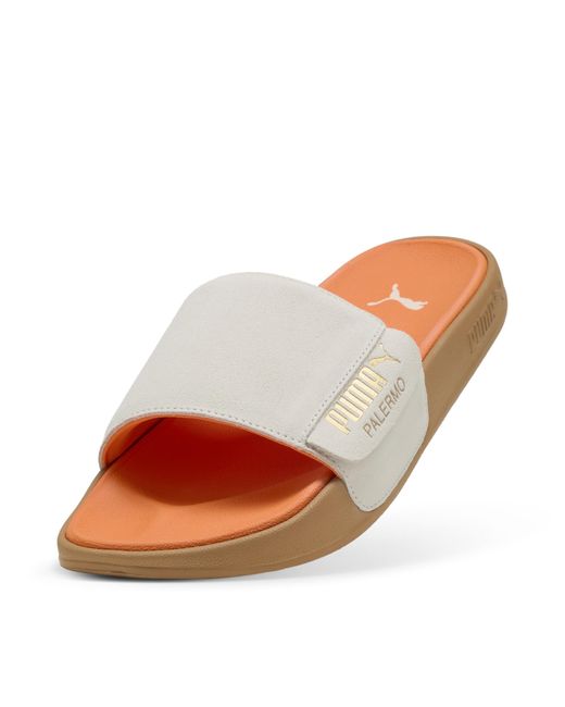 PUMA White Leadcat 2.0 Palermo Foil Slides
