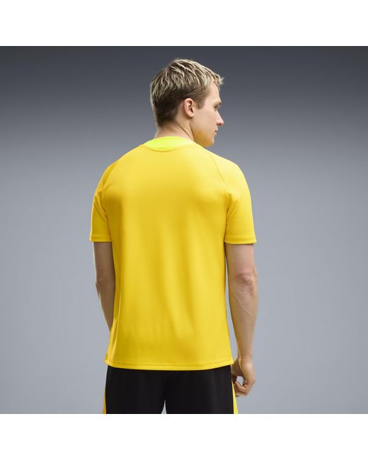 PUMA Yellow Borussia Dortmund Slim Training Jersey for men
