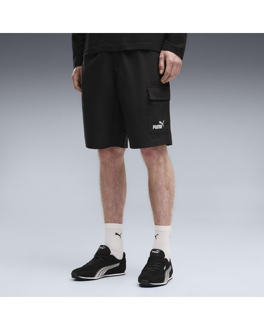 Bermudas básicas cargo tejidas PUMA de hombre de color Black