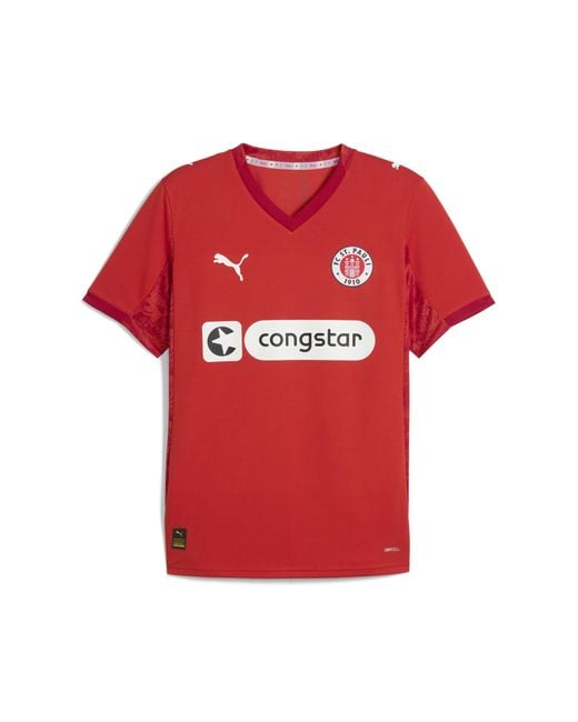 PUMA Fc St. Pauli 25/26 Viertes Trikot Herren, Accessoires in Red für Herren