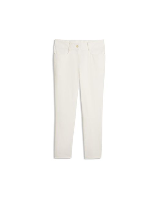 PUMA White Avant Slim Golf Pants