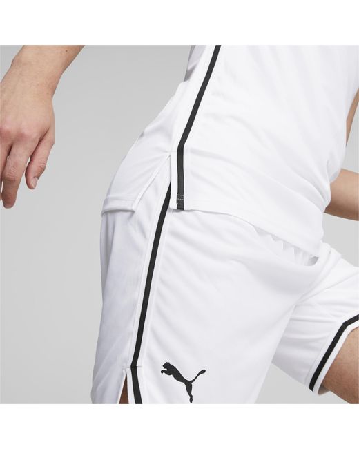 PUMA Hoops Team Basketbalshirt Voor in het White voor heren