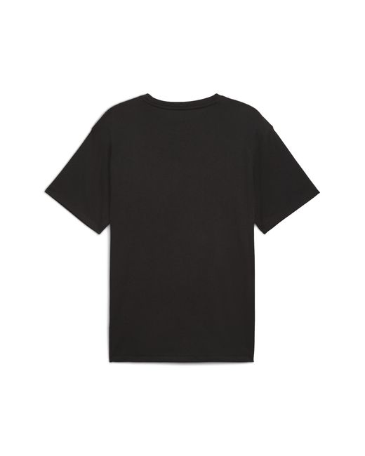 PUMA Black Graphics Logo Relaxed Training T-Shirt for men