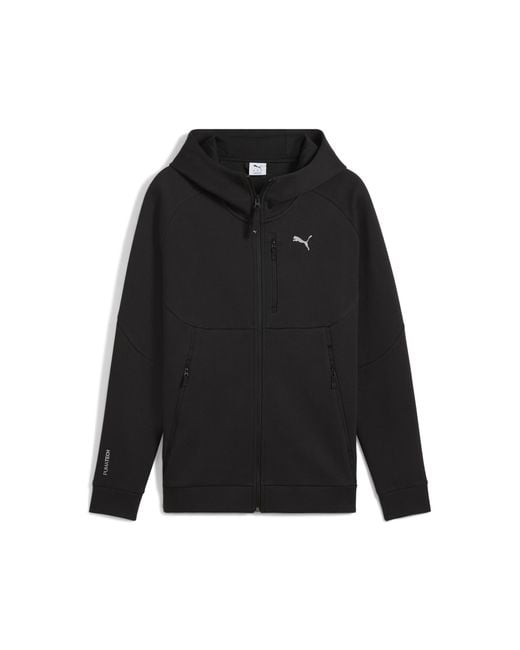 Veste À Capuche Zippée Tech PUMA pour homme en coloris Black