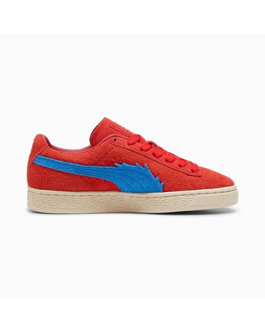 Red and blue puma suede discount