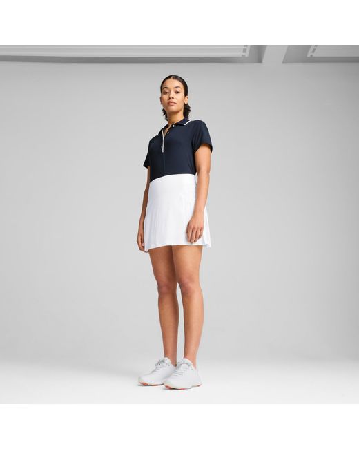 PUMA Cloudspun Bridges Golfpolo Met Korte Mouwen in het Blue