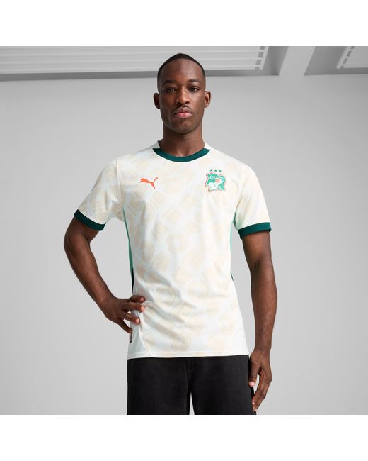 PUMA Multicolor Côte D'Ivoire 2025 Away Jersey /Dark Myrtle for men