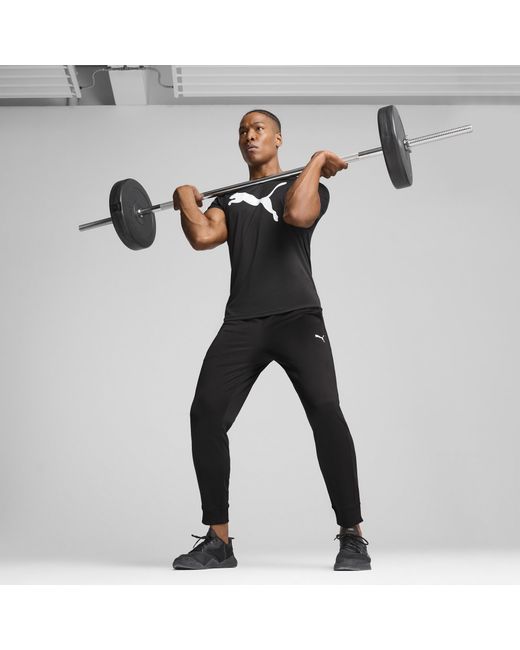 PUMA Tad Essentials Einfarbiges T-Shirt Mit Cat Logo Herren, Kleidung in Black für Herren