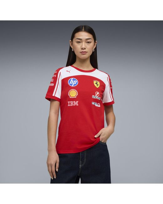 PUMA Red Scuderia Ferrari Hp Replica T-Shirt