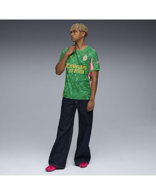 PUMA Ac Milan 25/26 Torwarttrikot Herren in Green für Herren