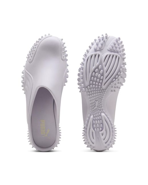PUMA Gray Mostro Pantoletten Schuhe, Lilac Frost