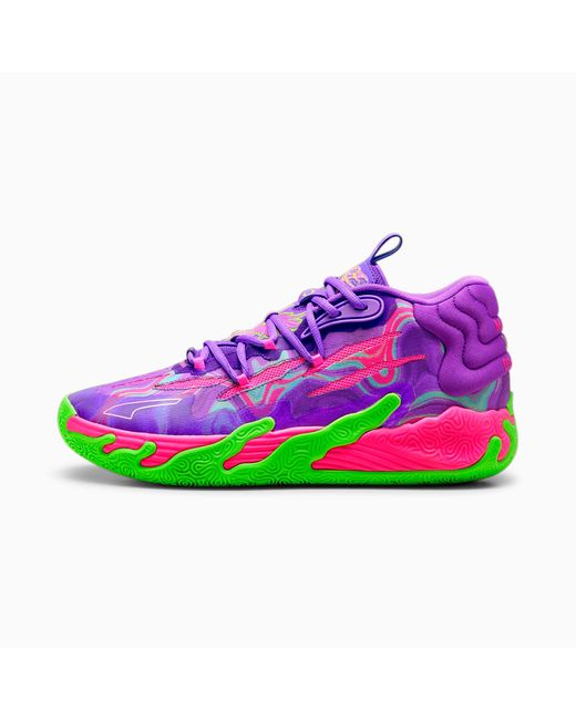 PUMA Purple Mb.03 Toxic Basketball Shoes
