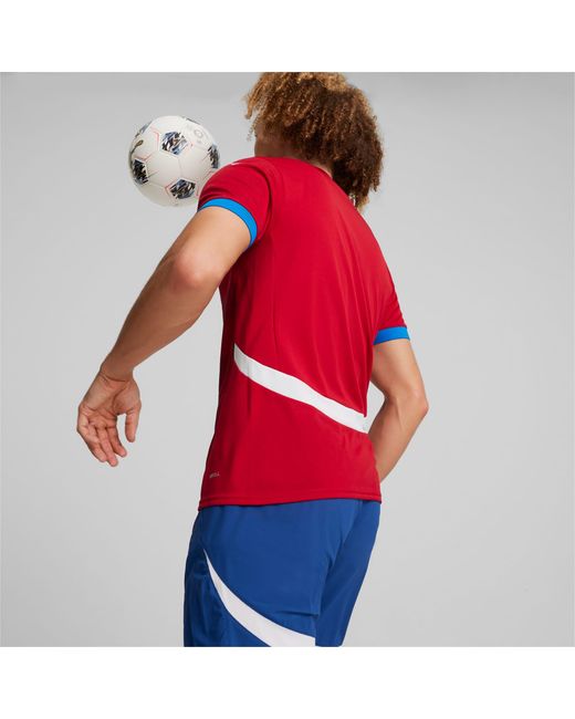 Camiseta de Local de Serbia 2024 de Fútbol PUMA de hombre de color Red