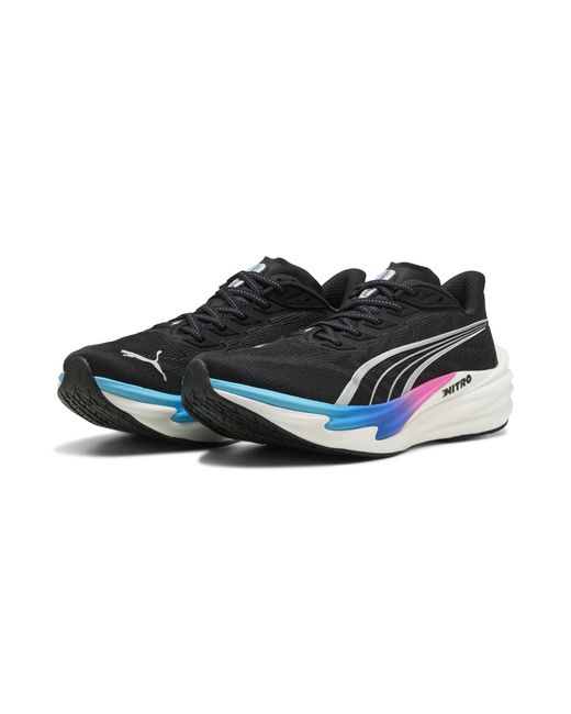 PUMA Blue Deviate Nitroâ 4 Road Running Shoes for men