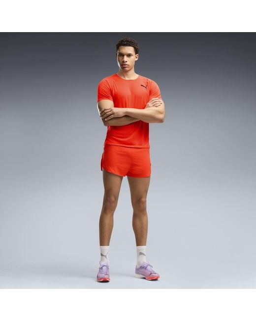 PUMA Orange Lightspeed Running T-Shirt for men