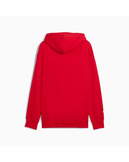 PUMA Red Scuderia Ferrari Race Big Shield Hoodie for men