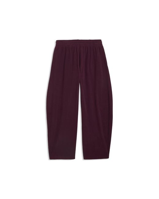 PUMA Purple Her Relaxed Winterised Barrel Leg Pants