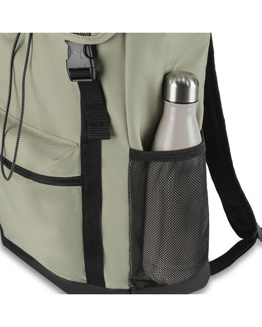 PUMA Green Flap Top Backpack