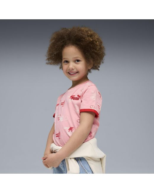 Camiseta Little Runners Para Niños, Age, Rosascape PUMA de color Pink
