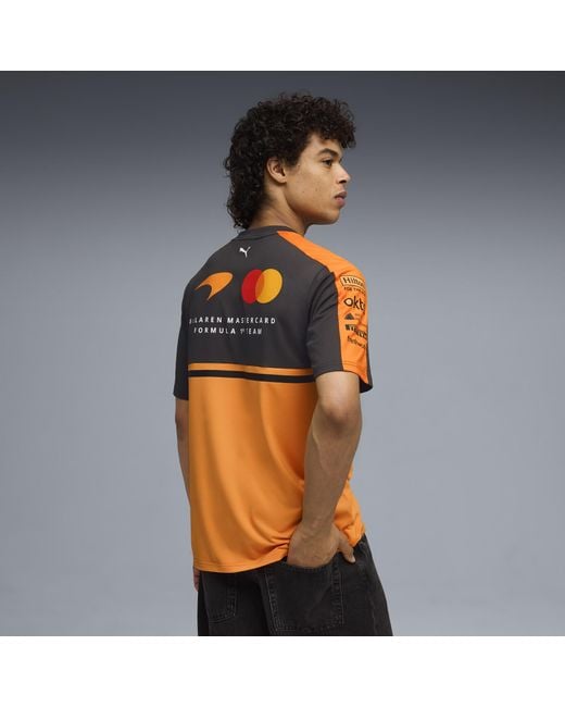 PUMA Orange Mclaren Mastercard F1 Team Replica T-Shirt for men