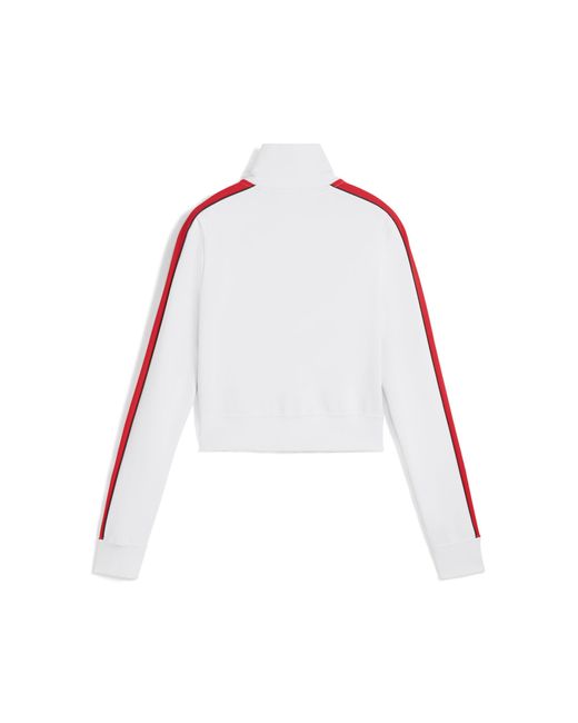 Chaqueta De Chándal Corta De Corte Semiajustado Future..Archive T7 Para Mujer, Ropa, Blanco/Rojo PUMA de color Gray