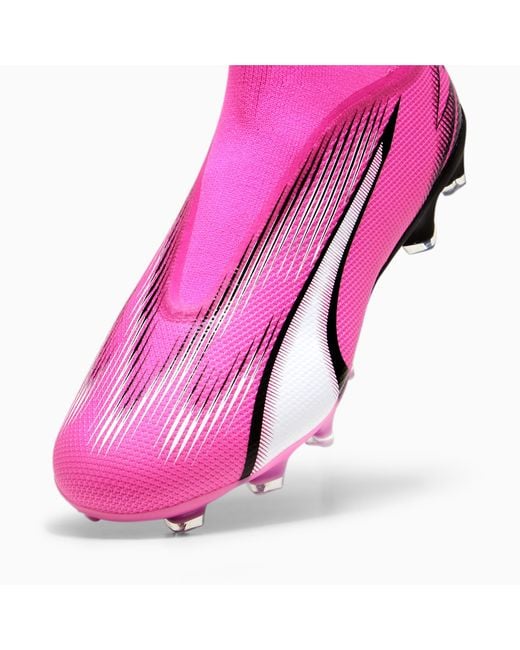 PUMA Ultra Match Fg Ag Laceless Football Boots Poison in Pink for Men Lyst UK