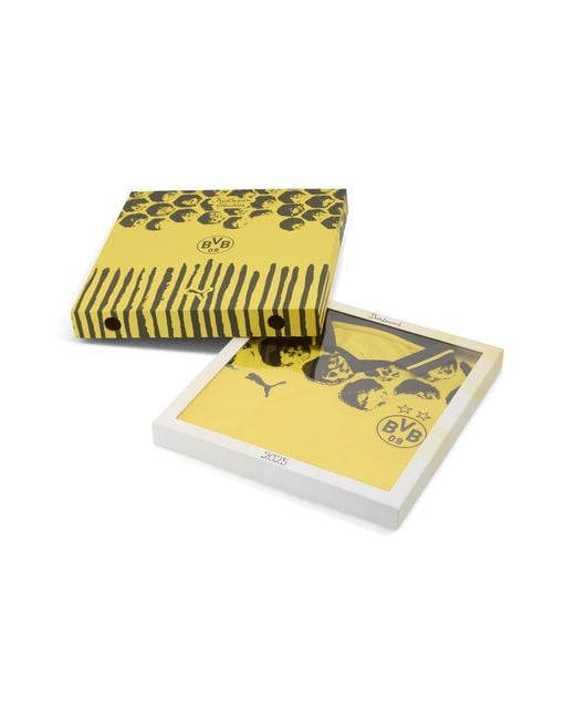 PUMA Kidsuper X Borussia Dortmund Authentic Shirt Voor Zwart/Geel, Maat in het Yellow voor heren