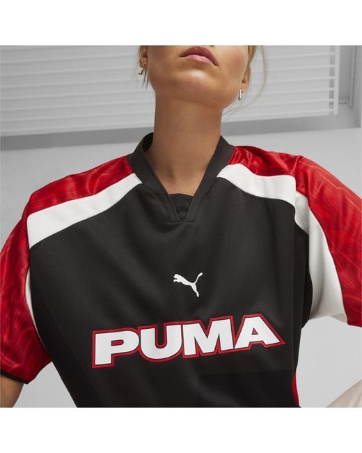 PUMA Black Football Jersey