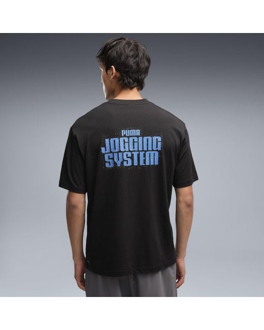PUMA Black X Activewear Jogging System T-Shirt for men
