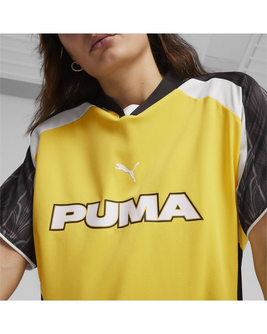 PUMA Yellow Football Jersey