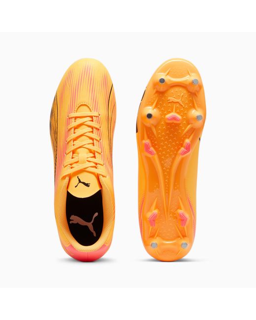 PUMA Orange Ultra Play Football Mxsg Boot for men