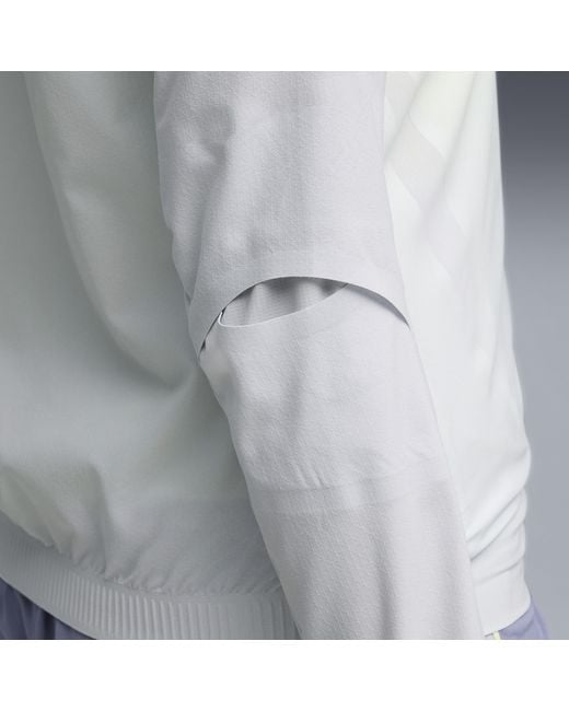 PUMA White Lightspeed Ultraweave Lightweight Running Jacket