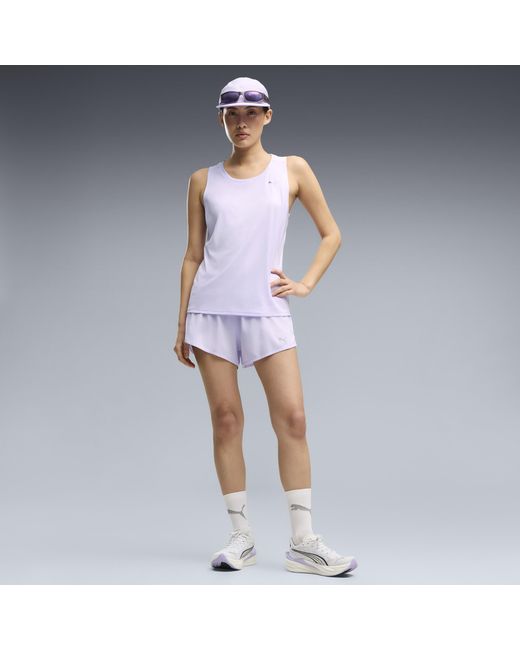PUMA S Velocity 3" Running Shorts Purple Size Xl