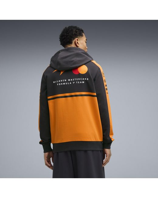 PUMA Orange Mclaren Mastercard F1 Team Replica Hoodie Shoes for men