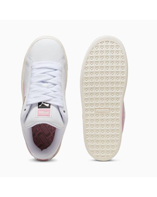 Chaussure Sneakers En Cuir Suede Xl E PUMA en coloris White