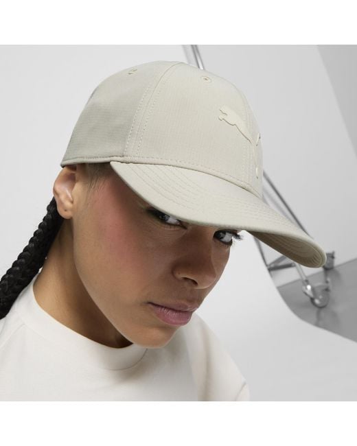PUMA White Addison 2.0 Stretch Fit Cap