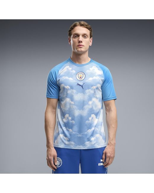 PUMA Blue Manchester City Warmup Jersey for men