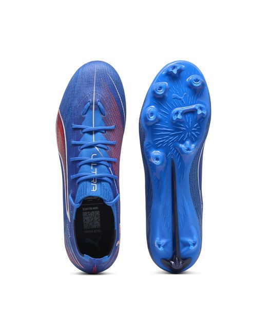 Botas De Fútbol Ultra 6 Ultimate Fg Para Mujer, Calzado, Ultra Azul/Blanco/Glowing Rojo PUMA de color Blue
