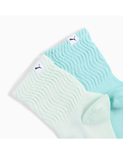 PUMA Korte Zigzagsokken Voor in het Blue
