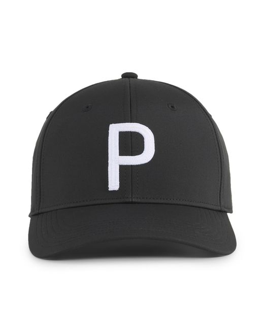 PUMA Black Heritage P Tech Golf Cap for men