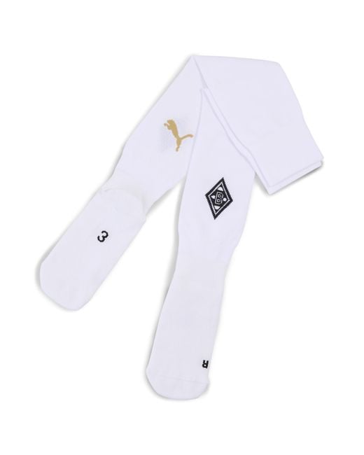 Calzini Borussia Mönchengladbach 125° Anniversario Da Uomo, Abbigliamento, Bianco/Matte Oro di PUMA in White da Uomo