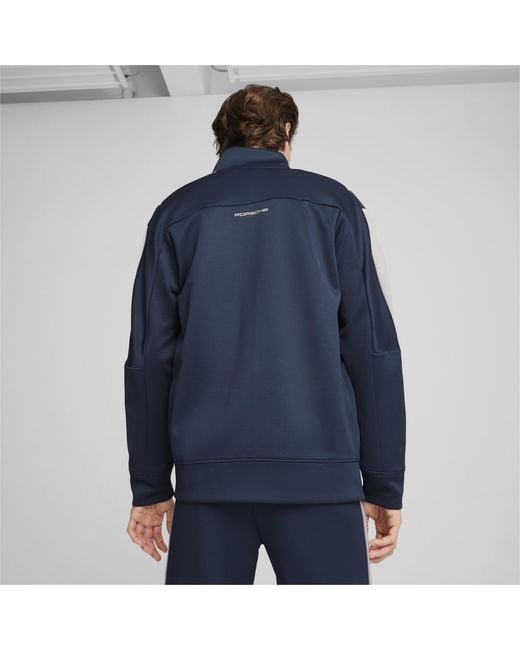PUMA Blue Porsche Legacy Mt7+ Track Jacket for men