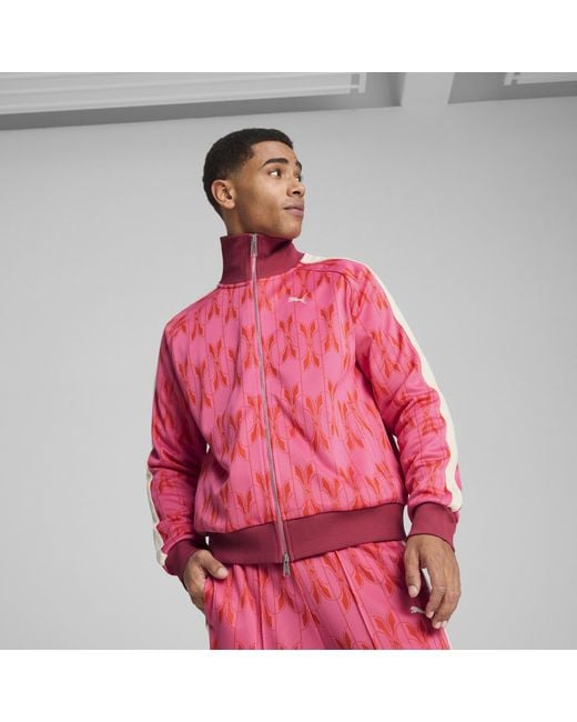 Giacca Da Corsa Neverworn V T7 Da Uomo, Abbigliamento, Blossom di PUMA in Pink da Uomo