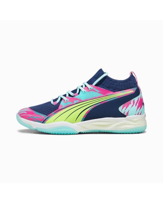 PUMA Blue Eliminate Nitro Sqd Indoor Sports Shoes for men