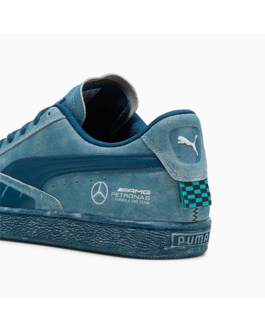 Chaussure Sneakers Suede Mercedes-amg Petronas F1 PUMA en coloris Blue