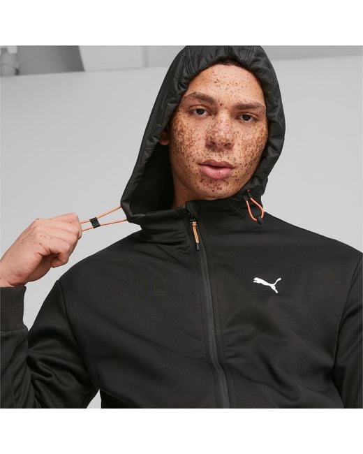 PUMA Open Road Full-zip Hoodie in Black for Men | Lyst UK