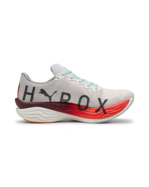 PUMA X Hyrox Deviate Nitroâ¢Elite 3 Hardloopschoenen Voor Rood/Wit, Maat 35,5 in het Green
