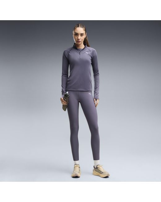 PUMA Blue Run Velocity Cloudspun Quarter-Zip Top
