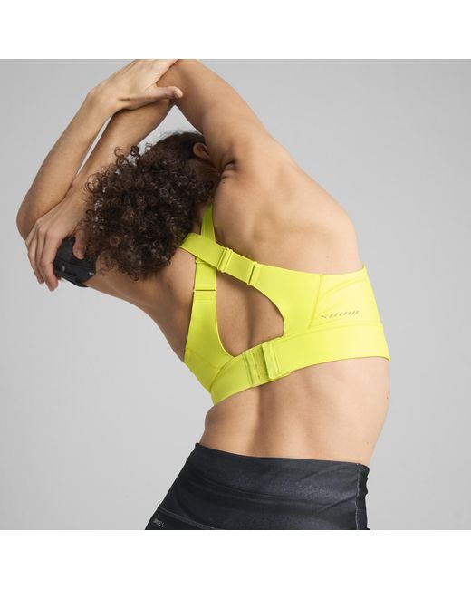PUMA Yellow Pwrbreathe Run Bh Für Damen