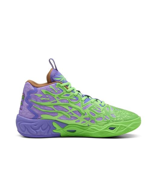 Scarpe Da Basket Hoops X Tmnt Mb.04 Rd Per Donna, Verde/Rosso/Altro di PUMA in Green